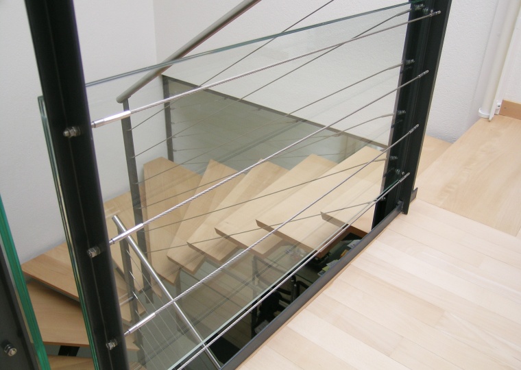 Glas Geländer
